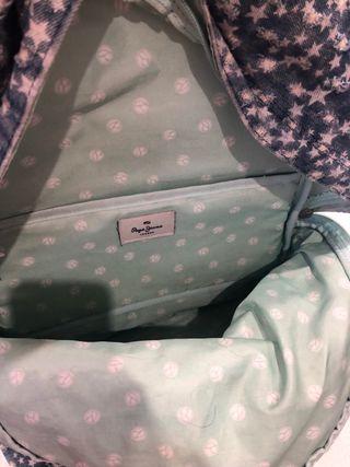 Mochila Pepe Jeans Estrellas Denim Azul