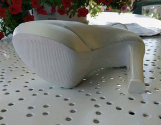 Scarpe sposa vera pelle bianche nuove