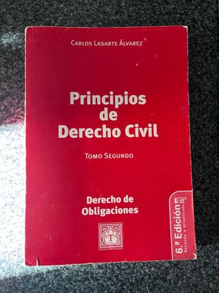 Principios de Derecho Civil: Derecho de Obligación