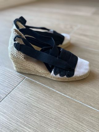 Alpargatas Freixas Blancas y Negras