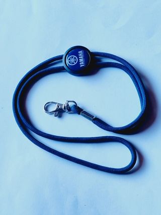 Portachiavi/Portabadge Yamaha Blu