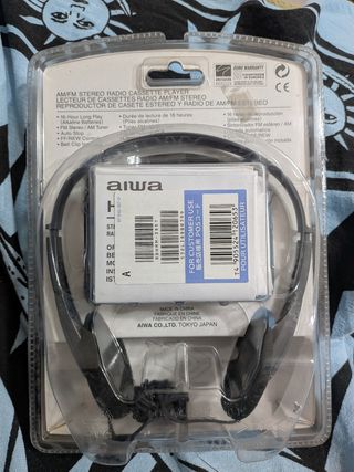Walkman Aiwa HS-TA154 Nuevo precintado