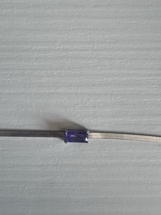 Braccialetto Marlù con pietra viola