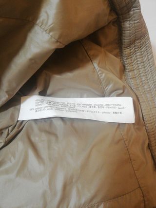 Chaqueta Anorak Zara Mujer Beige