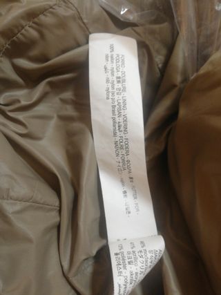 Chaqueta Anorak Zara Mujer Beige