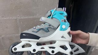Patines en línea Oxelo grises y turquesa 35/38