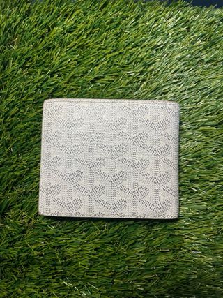 Cartera cuero Goyard Blanca