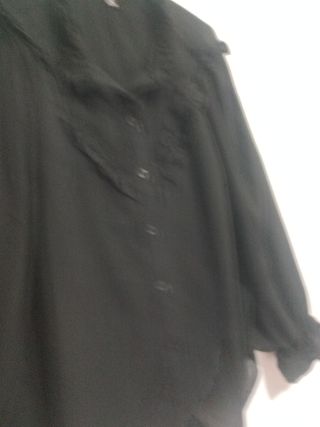 Blusa Negra Talla Grande