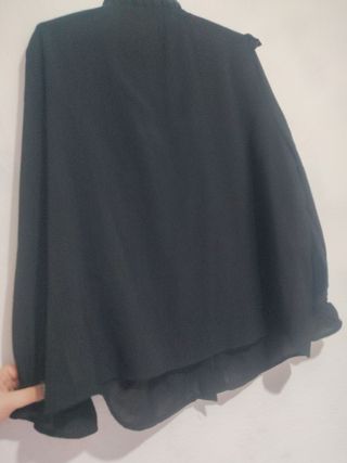 Blusa Negra Talla Grande