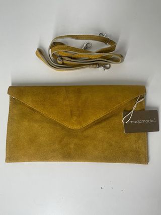 Bolso de mano modamoda amarillo