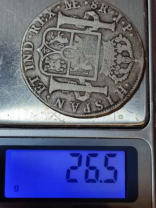 8 Reales Plata  1816 JP Fernando VII