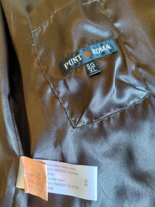 Chaquetón de pelo marrón