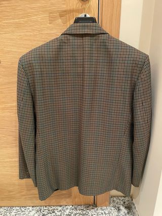 Americana de cuadros hombre