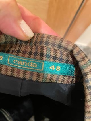 Americana de cuadros hombre