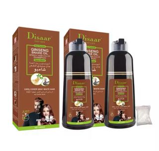 Disaar Ginseng Snake Oil Champú Tinte Marrón