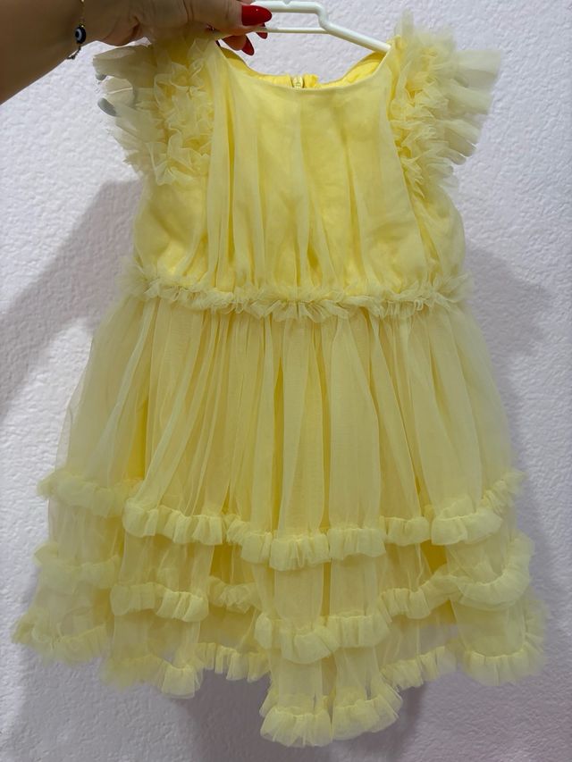 Vestido amarillo Mayoral Talla 3