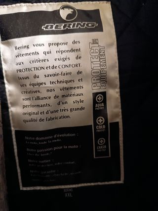 Chaqueta de moto Bering