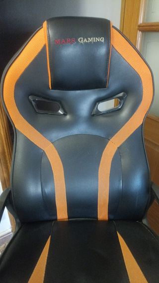 Silla Gaming Mars Gaming Negra y Naranja