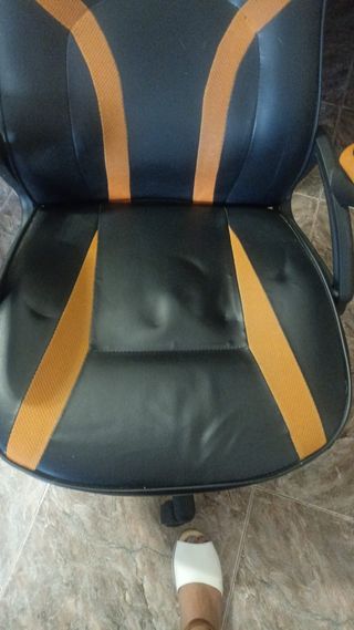 Silla Gaming Mars Gaming Negra y Naranja