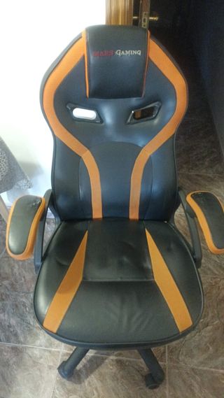 Silla Gaming Mars Gaming Negra y Naranja
