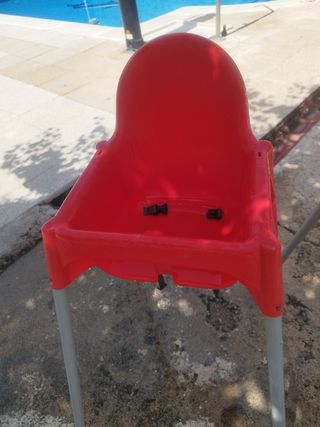 Trona roja para bebé 2 uds