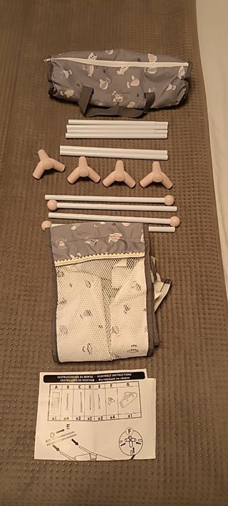  Cuna de viaje y canastilla, para bebé reborn