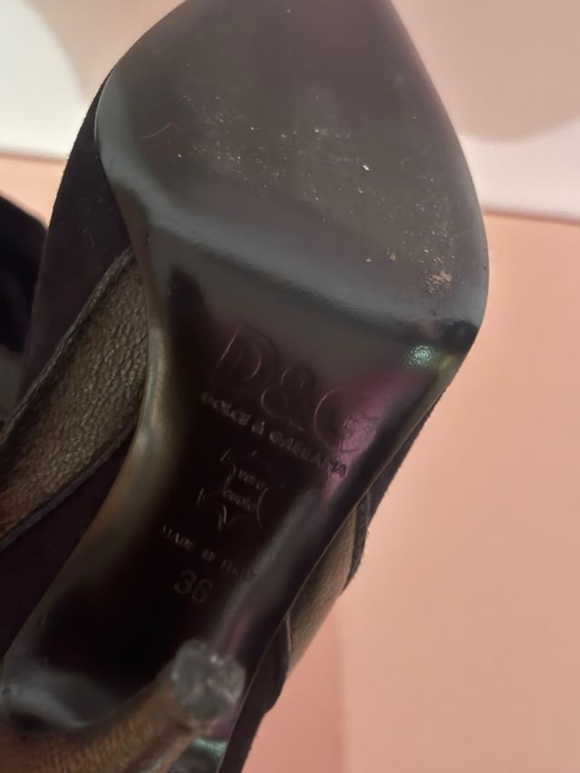 Botas altas Dolce & Gabbana negras