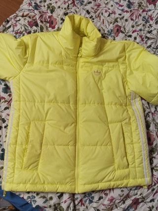 Plumífero Adidas Amarillo Talla XS