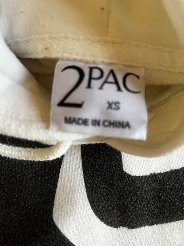 Sudadera Tupac Until The End Of Time Talla XS