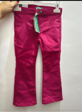 Pantaloni a zampa bambina 104 cm