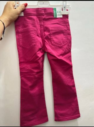 Pantaloni a zampa bambina 104 cm