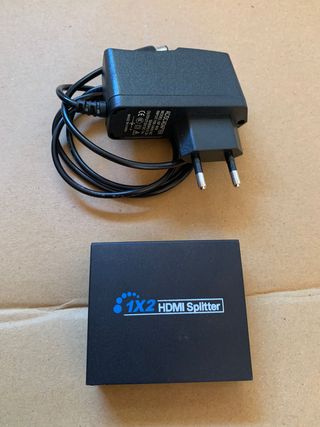Splitter HDMI 1x2 con Adaptador de Corriente