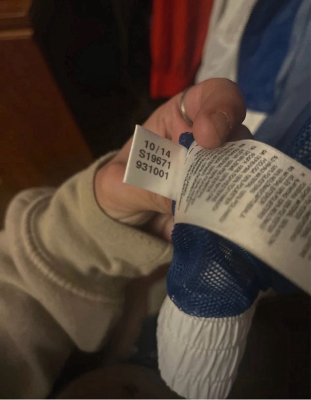 Chaqueta Adidas Bomber Roja, Azul y Blanca