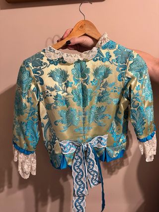 Traje de Fallera Azul Turquesa