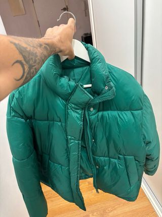 Abrigo Plumas Verde