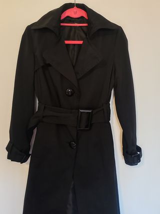 Trench Zara Negro