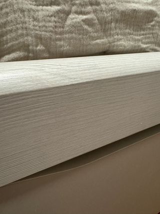 Cama nido beige y blanco con 2 colchones