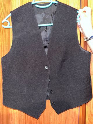 Chaleco formal negro
