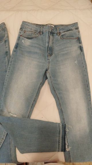 Lote 2 pantalones vaqueros talla 42