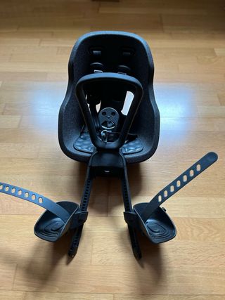 Silla bici porta niños negra Thule
