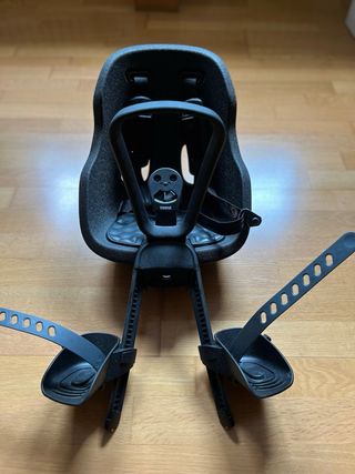 Silla bici porta niños negra Thule