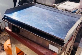 Plancha de cromo profesional a gas