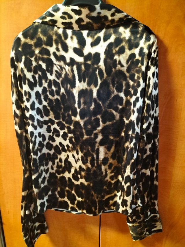 Camisa Zara Estampado Leopardo