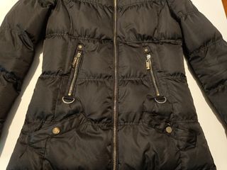 Chaqueta larga acolchada negra North Wood talla S