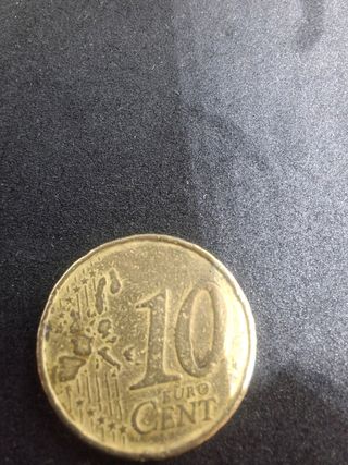 Moneda 10 céntimos Grecia 2002