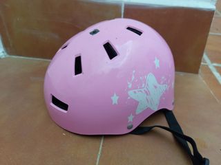 CASCOS,RODILLERAS Y CODERAS ROSA
