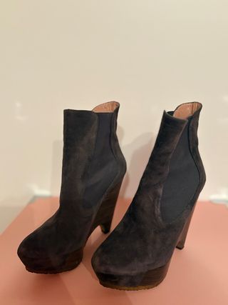 Botines Pura Lopez Gris