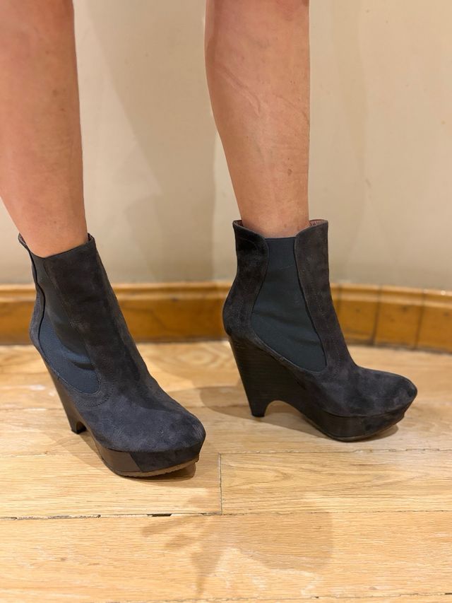 Botines Pura Lopez Gris