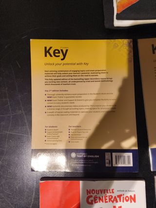 Libros de idiomas bachillerato.