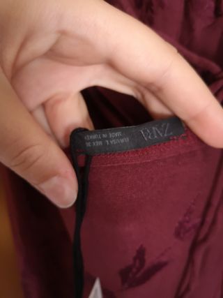 Abito elegante lungo Zara rosso